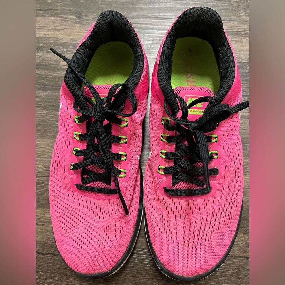 Nike Flex Women's Pink Running Shoes Size 7 - Picture 4 of 10